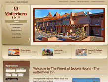 Tablet Screenshot of matterhorninn.com